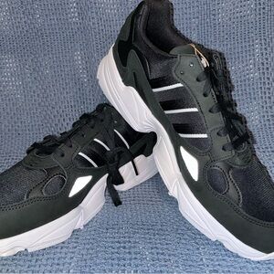 Adidas Women’s Falcon- Core Black/Footwear White, Size: 9.5, New